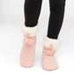 First Blush Chenille - Recycled Slipper Socks