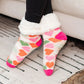 Candyheart Peach - Recycled Slipper Socks