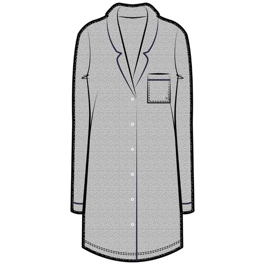 Gracie Sleep Dress | Heather Grey