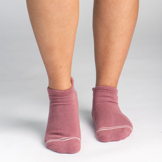 CUSHIONED SOCKS | Comfy Ankle | Tea Rose