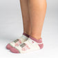 CUSHIONED SOCKS | Comfy Ankle | Wild At Heart Tea Rose