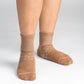 CUSHIONED SOCKS | Comfy Quarter Crew | Toasted Coconut