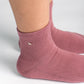 CUSHIONED SOCKS | Comfy Quarter Crew | Tea Rose