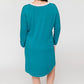 Harlow Sleep Shirt Dress | Harbour Blue