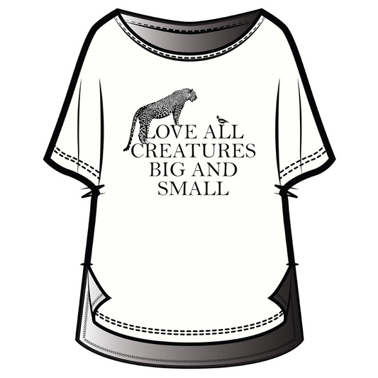 Lola Ballerina Neck Tee | Ivory