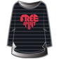 Cara "Free Spirit" Sleep Shirt | Marine Stripes
