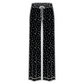 Korrah Sleep Pants | Black with Cloud Dots