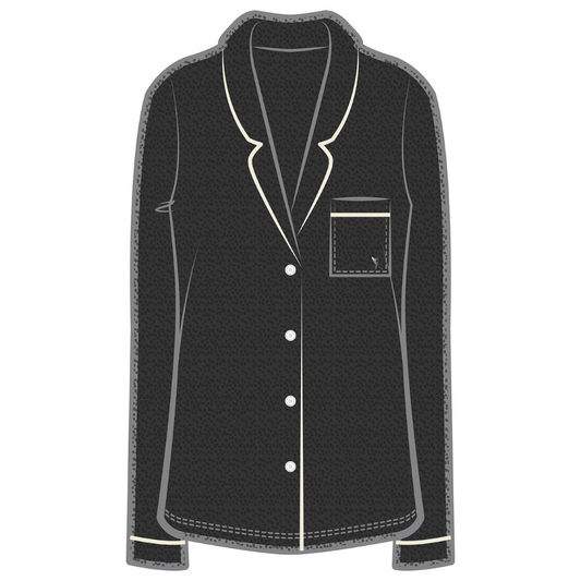Korrah Pajama Shirt | Charcoal