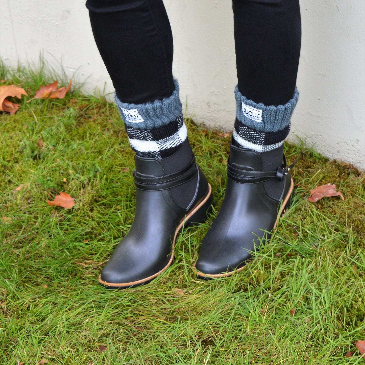 Boot Sock Lumberjack White Adult Short