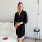 Gracie Sleep Shirt Dress | Black