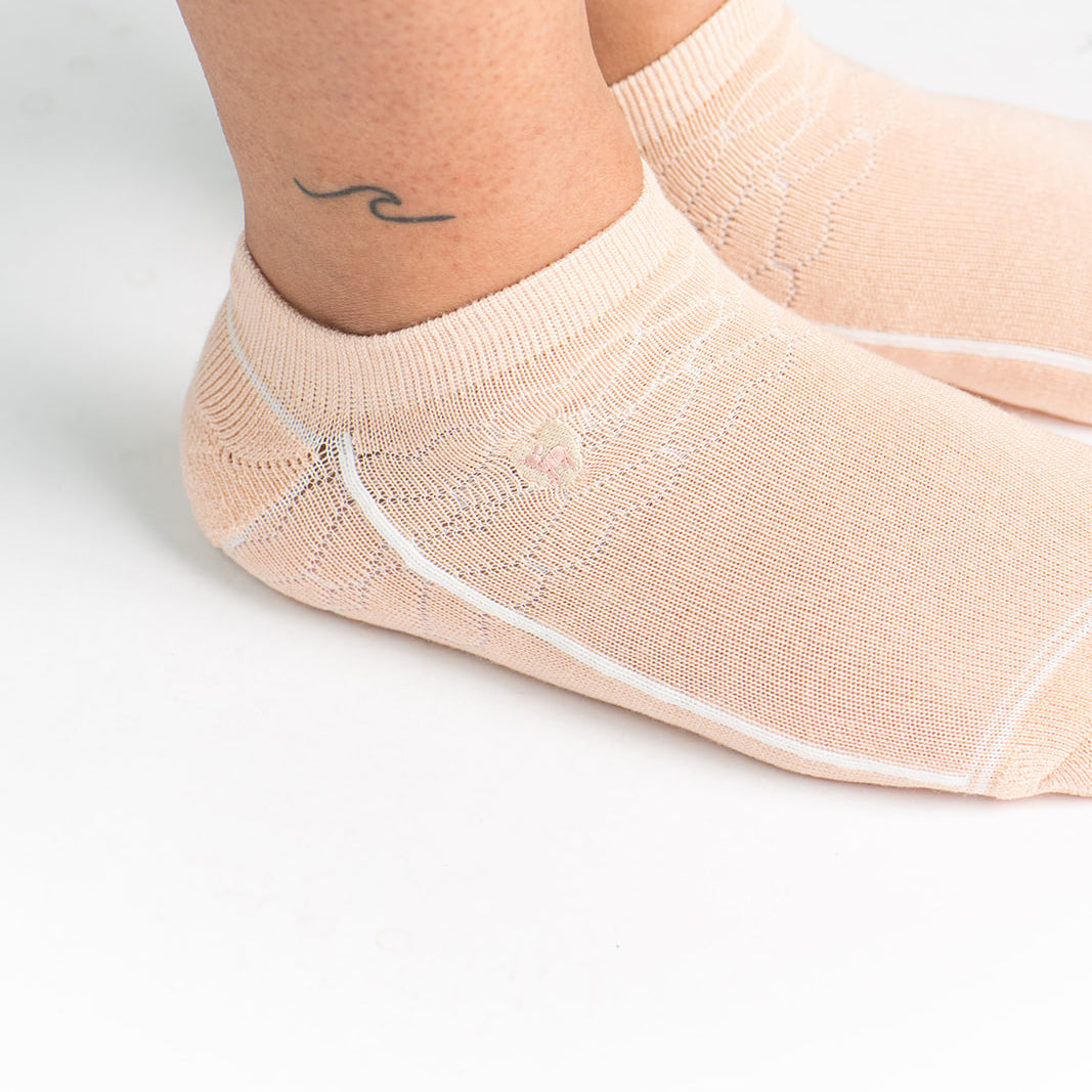 Bamboo Socks | Everyday Ankle | Aurora Apricot