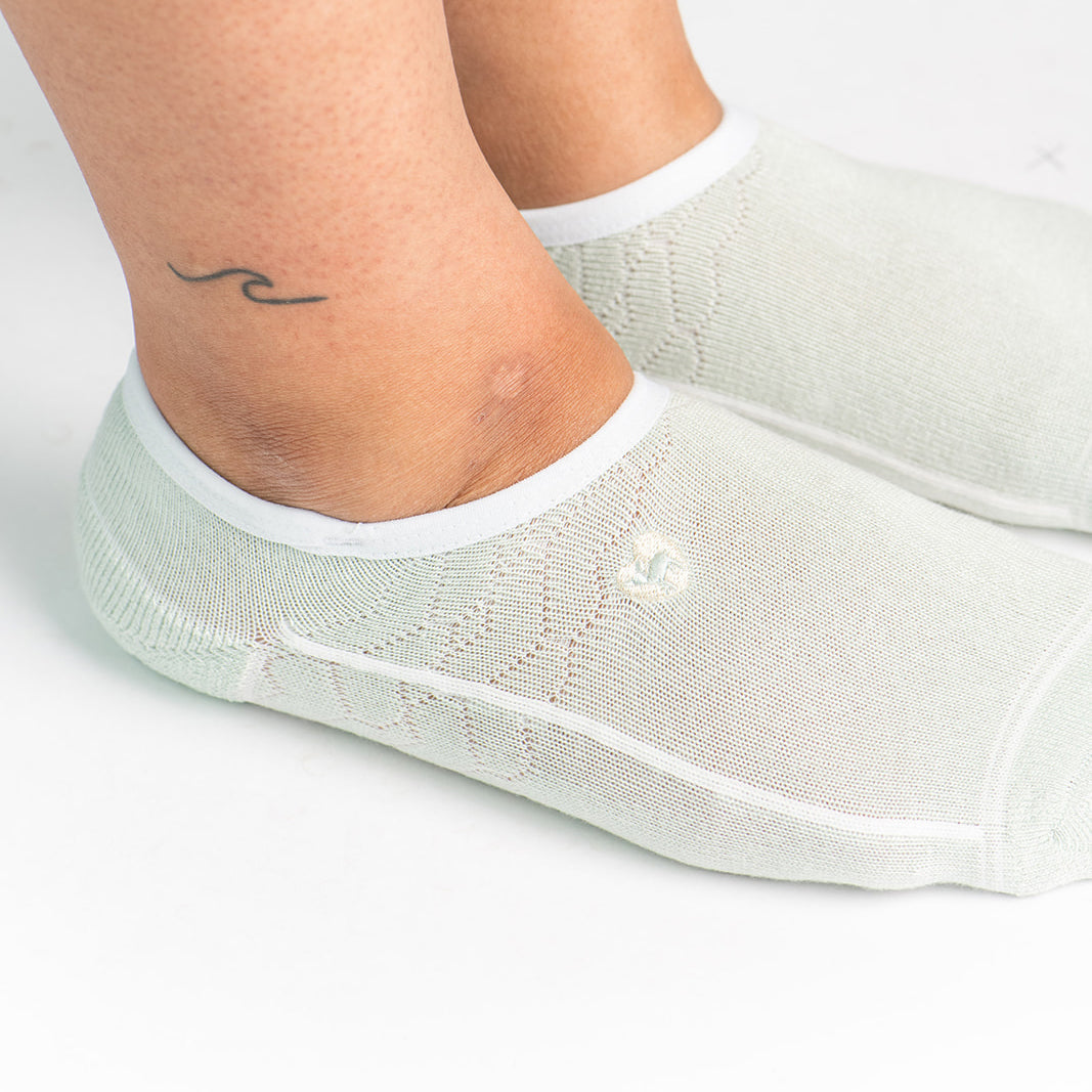 Bamboo Socks | No Fuss No-Show | Dew Drop