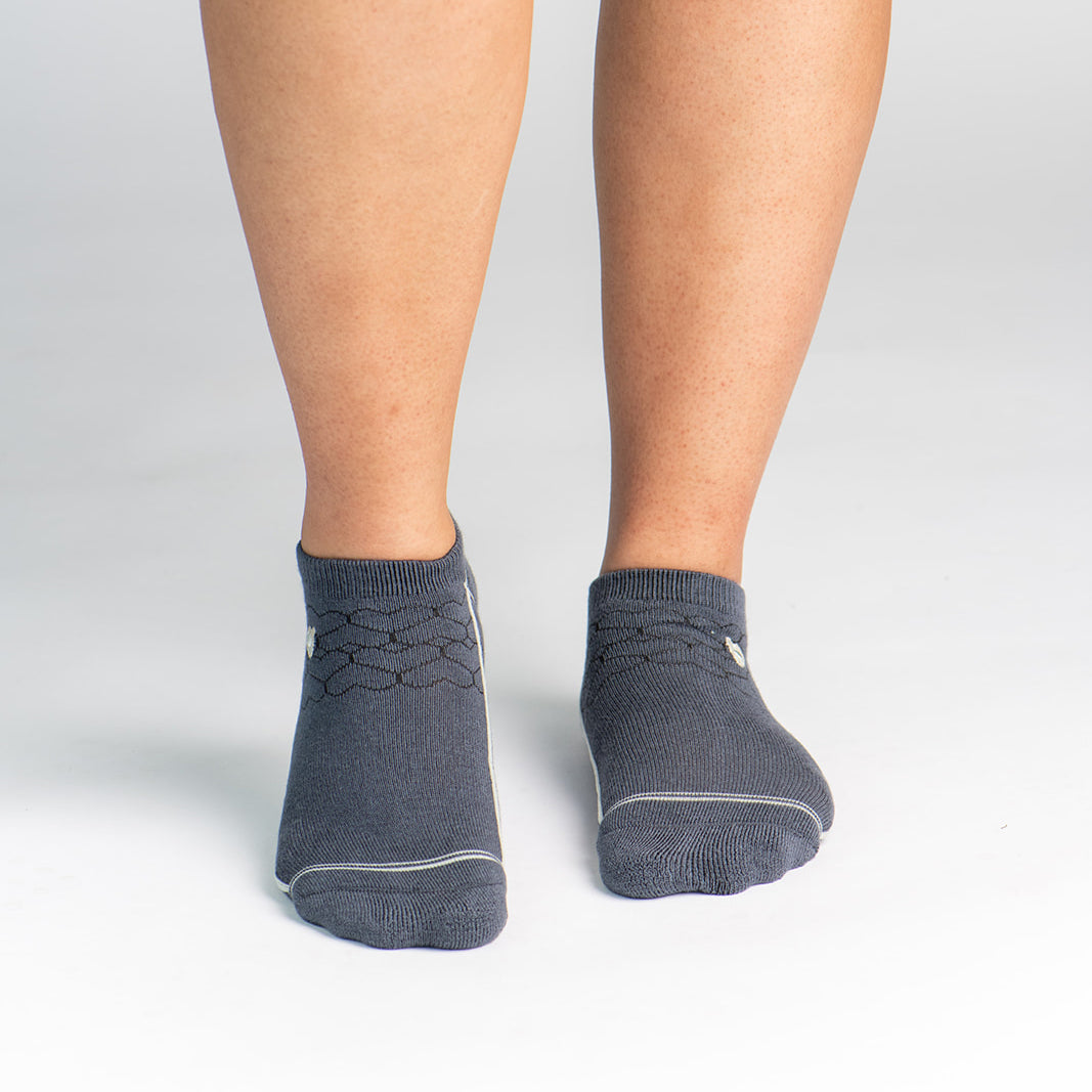 Bamboo Socks | Everyday Ankle | Gray Dawn