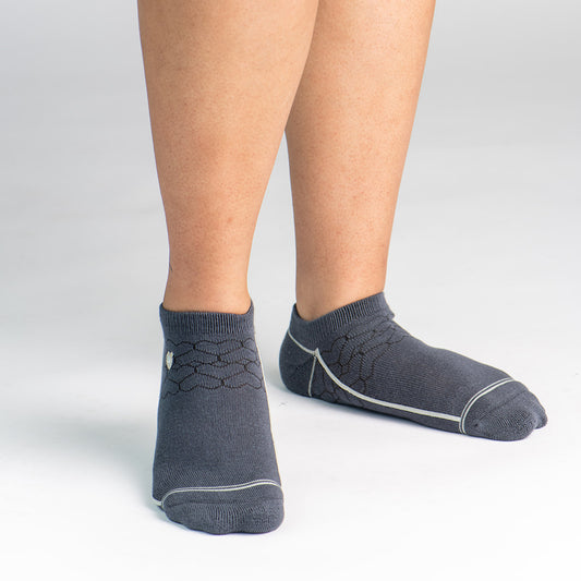 Bamboo Socks | Everyday Ankle | Gray Dawn