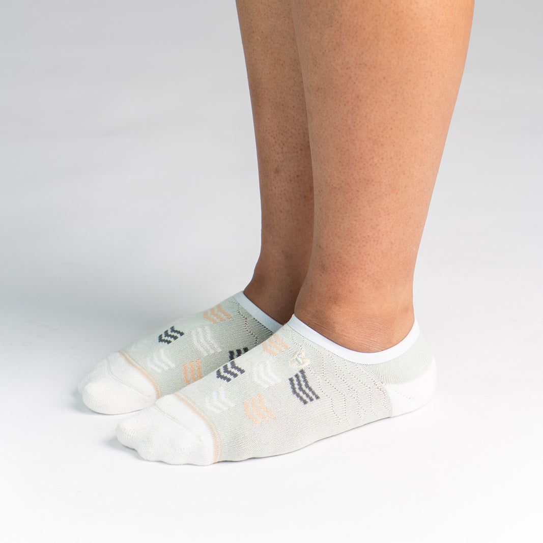 Bamboo Socks | No Fuss No-Show | Keep it Going - Dew Drop