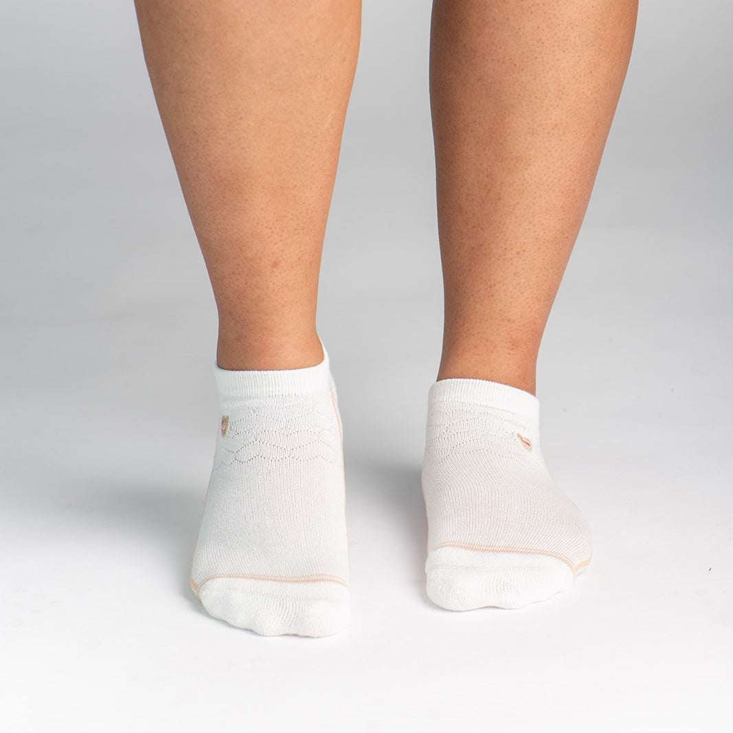 Bamboo Socks | Everyday Ankle | Star White