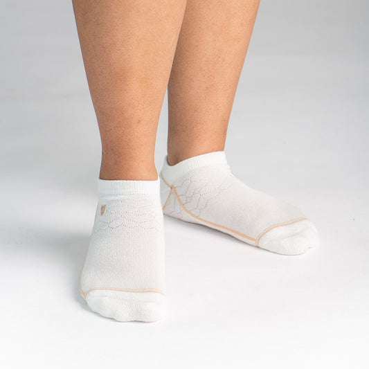 Bamboo Socks | Everyday Ankle | Star White