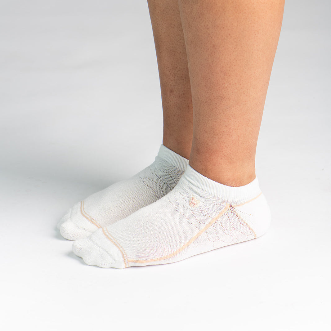 Bamboo Socks | Everyday Ankle | Star White