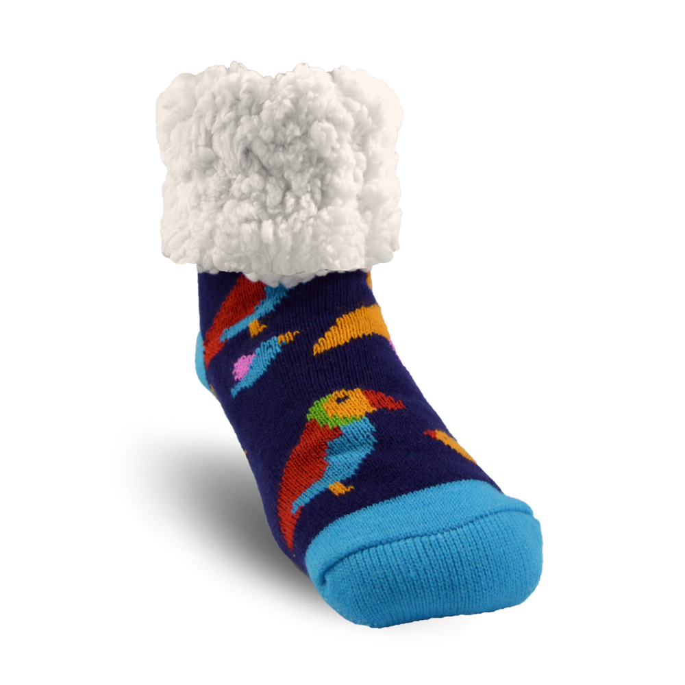 Bird Navy - Classic Slipper Sock