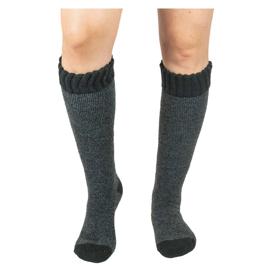 Heather Black - Boot Socks Tall