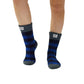 Pudus Women's Warm Short Boot Socks (W 6-10) Crew-Length Winter Socks (Perfect Thermal Socks, Rain Boot Socks and Hiking Socks) Boot Sock Lumberjack Blue Adult Short