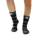 Pudus Women's Warm Short Boot Socks (W 6-10) Crew-Length Winter Socks (Perfect Thermal Socks, Rain Boot Socks and Hiking Socks) Boot Sock Lumberjack Grey Adult Short