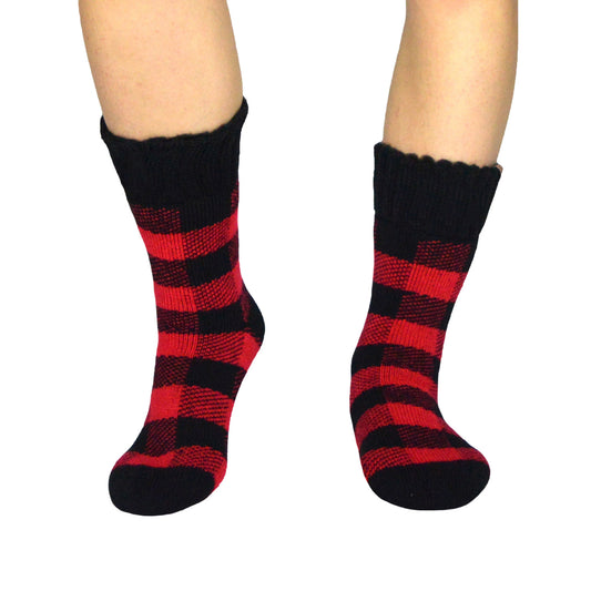 Lumberjack Red Boot Socks - Adult Short