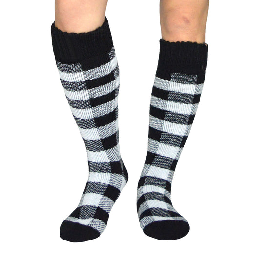 Lumberjack White Boot Socks - Adult Tall