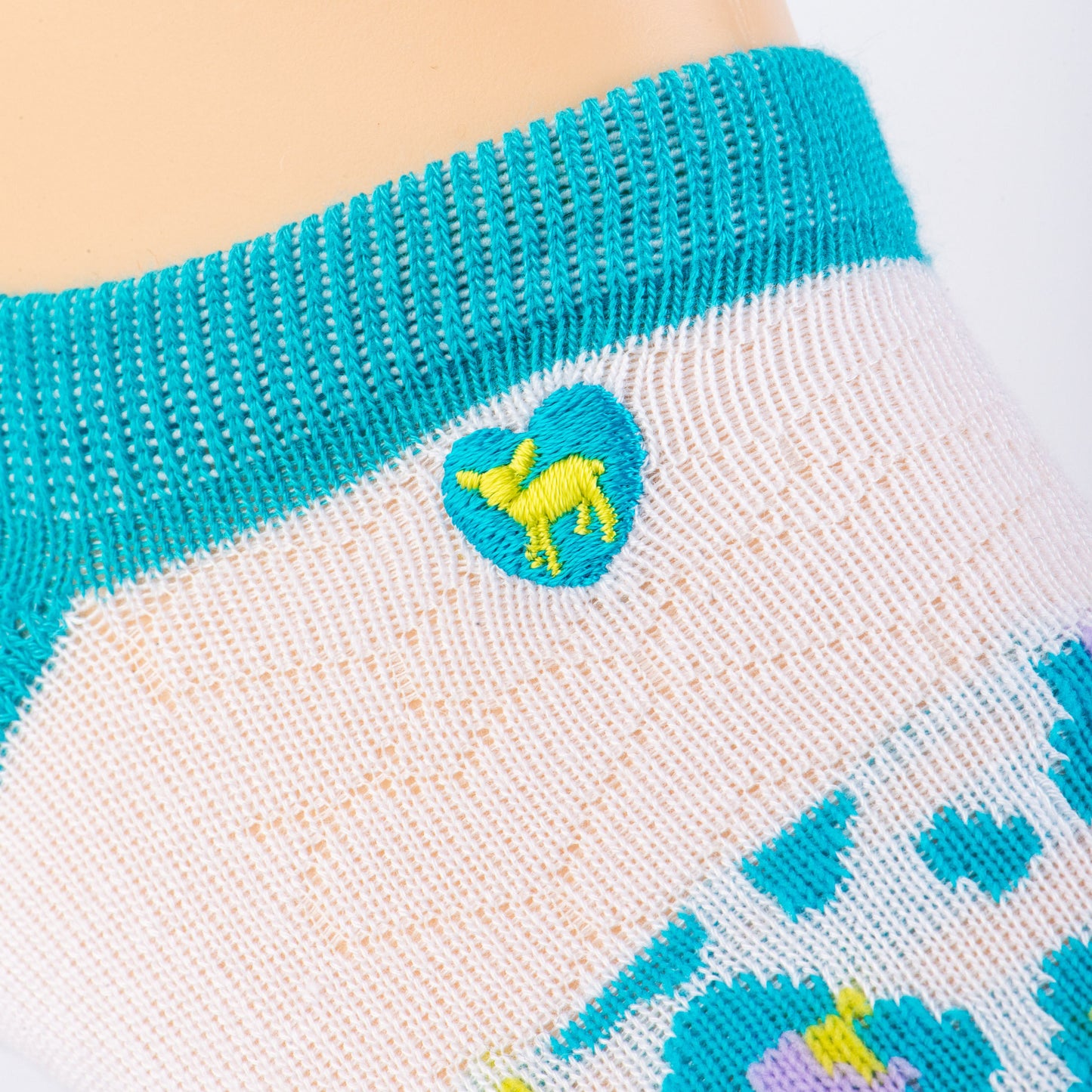 Catarina Peacock - Bamboo Ankle Socks