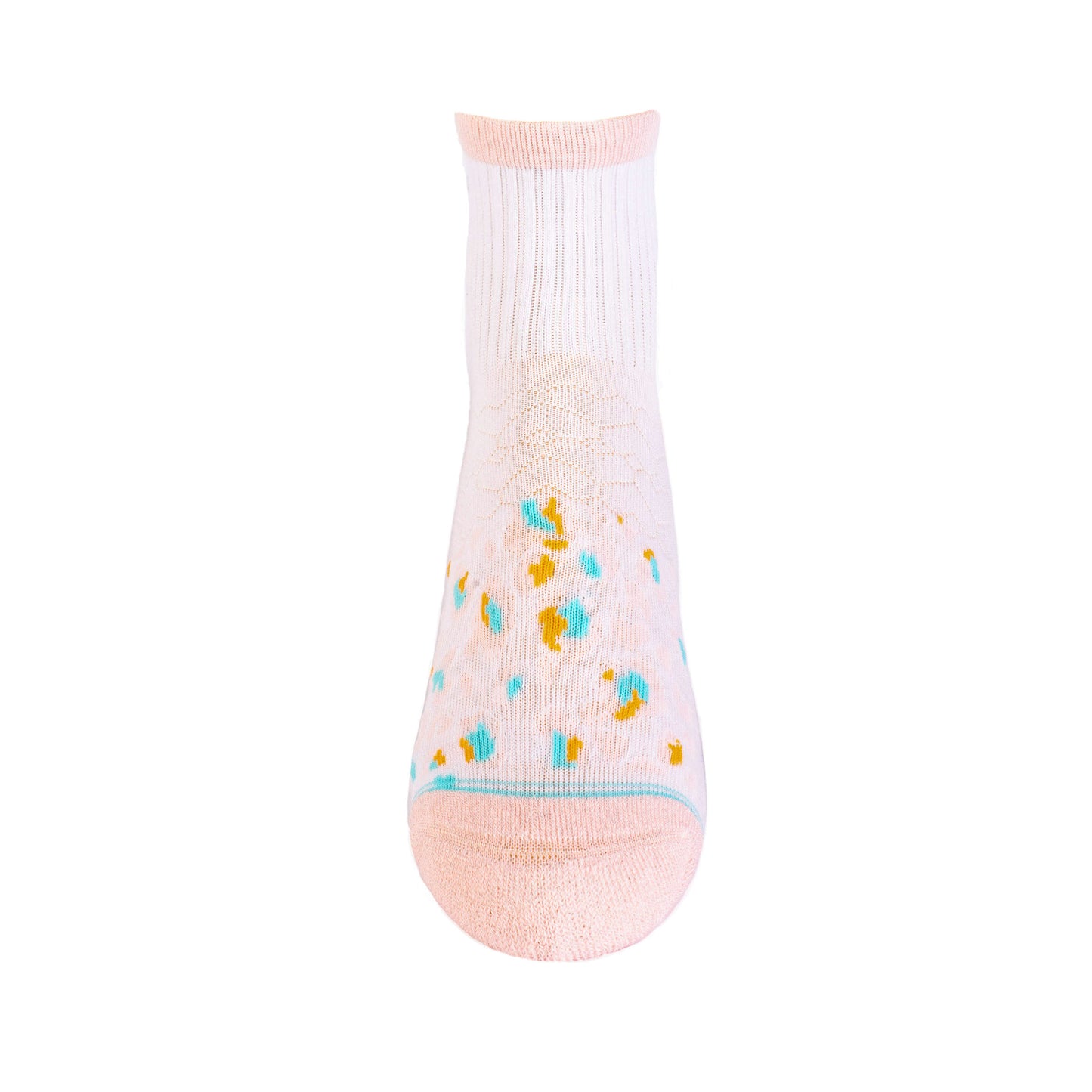 Catarina Pink - Bamboo Uptown Quarter Crew Socks