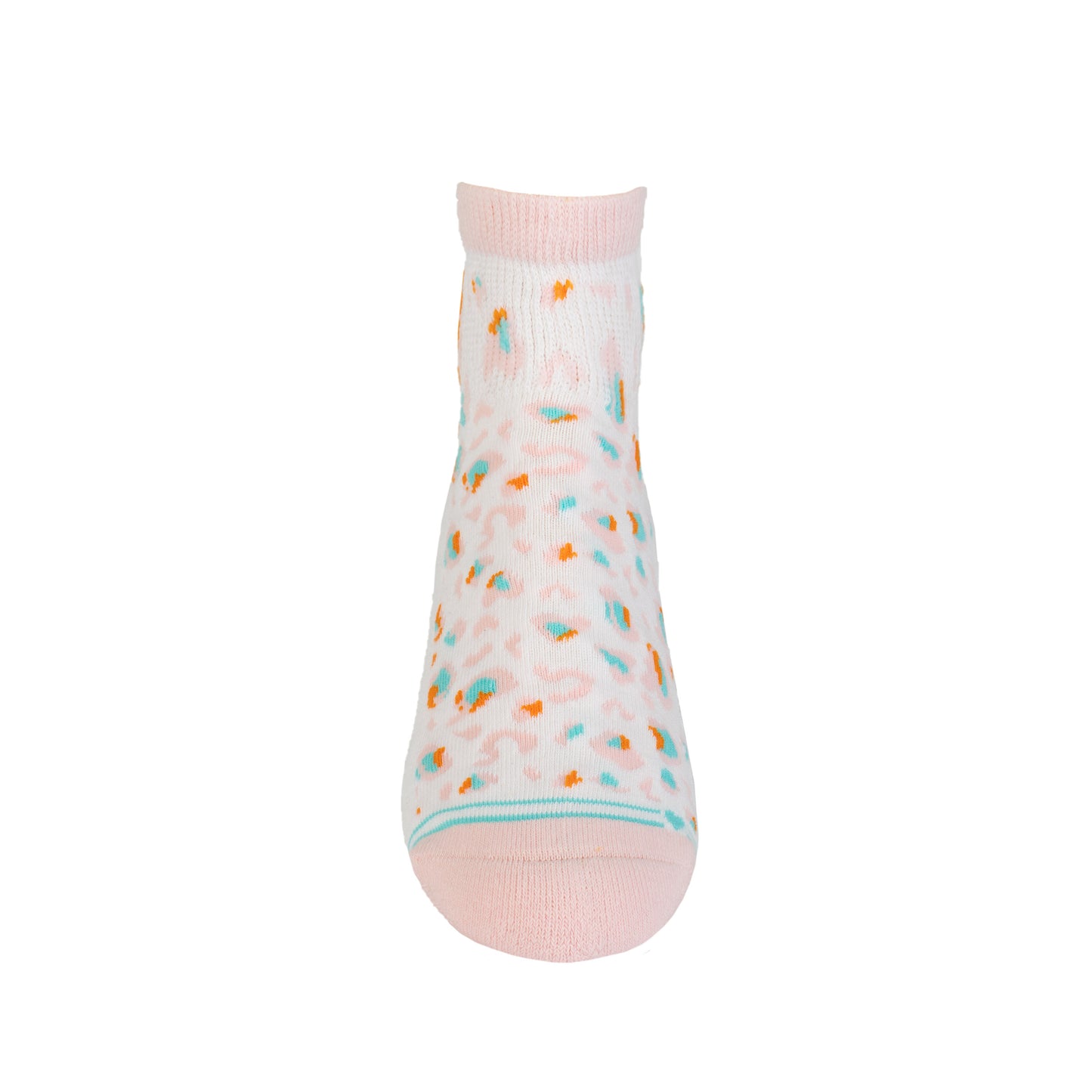 Catarina Pink - Cushioned Quarter Crew Socks