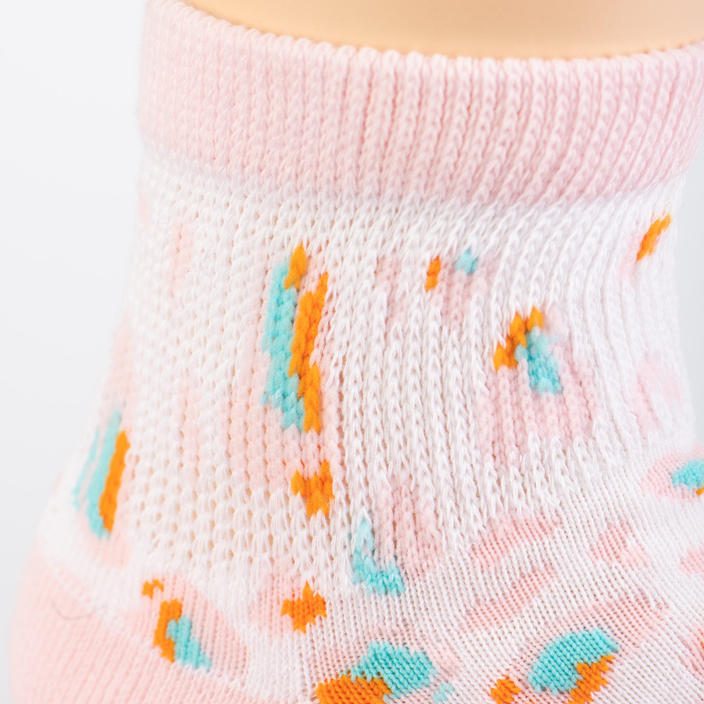 Catarina Pink - Cushioned Quarter Crew Socks