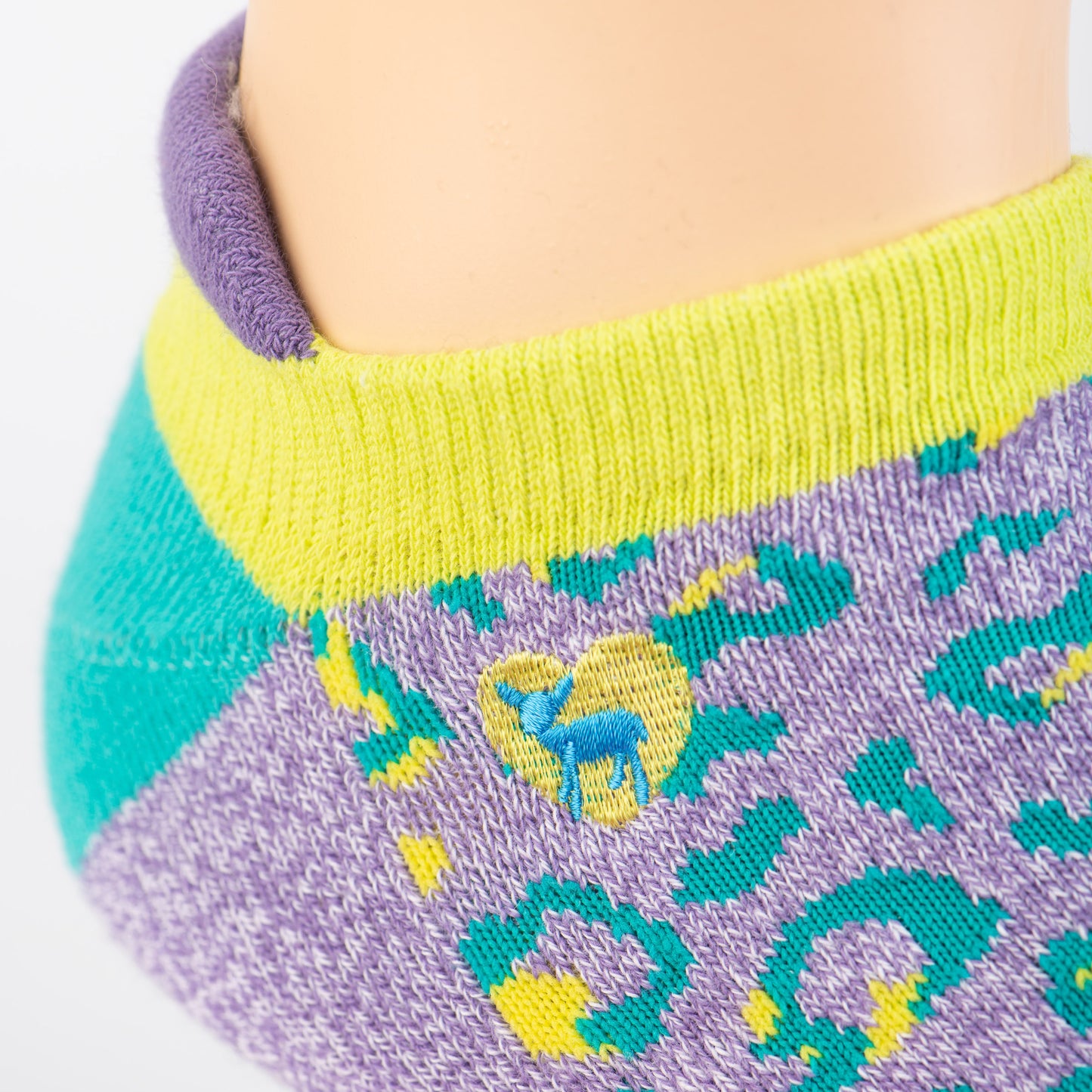 Catarina Purple - Cushioned Ankle Socks