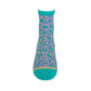 Catarina Purple - Cushioned Quarter Crew Socks