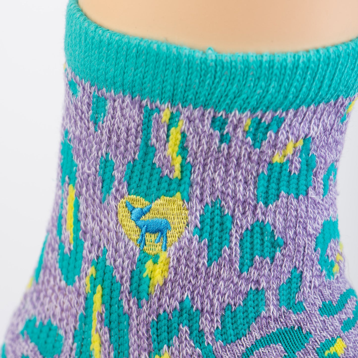 Catarina Purple - Cushioned Quarter Crew Socks