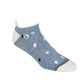 My Heart is Blue - Cushioned Ankle Socks