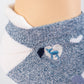 My Heart is Blue - Cushioned Ankle Socks