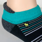 Seaside Black - Cushioned Ankle Socks