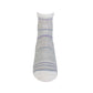 Seaside Grey - Cushioned Quarter Crew Socks