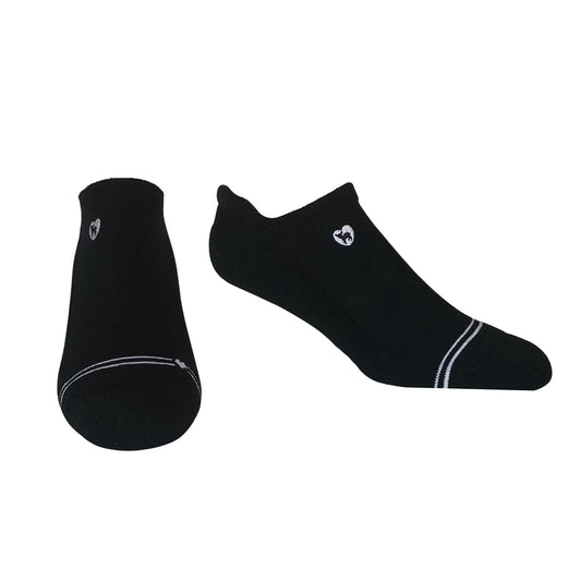 Midnight Black - Cushioned Ankle Socks