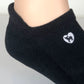 Midnight Black - Cushioned Ankle Socks