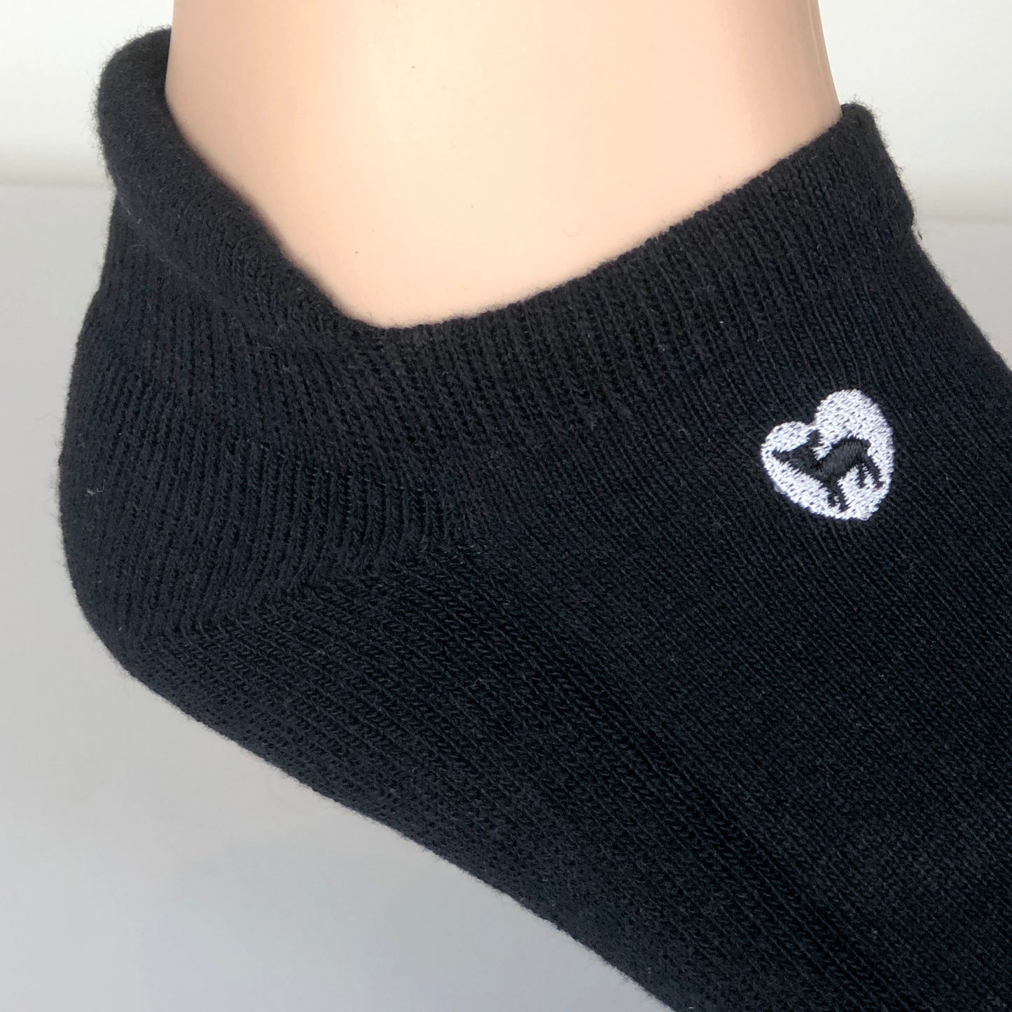 Midnight Black - Cushioned Ankle Socks