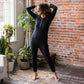 Charlotte Henley Jumpsuit | Black