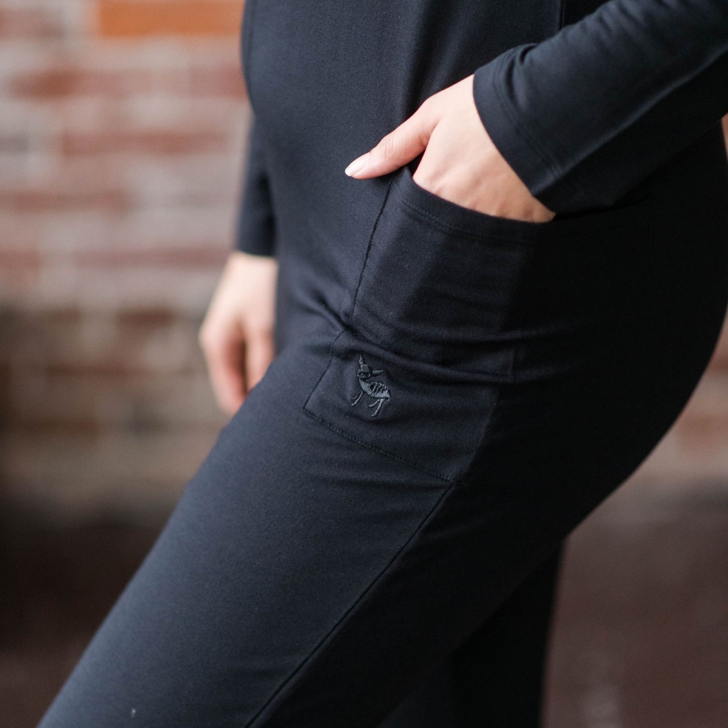 Charlotte Henley Jumpsuit | Black