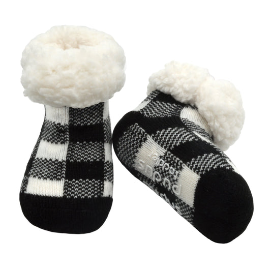 Lumberjack White - Toddler Slipper Sock