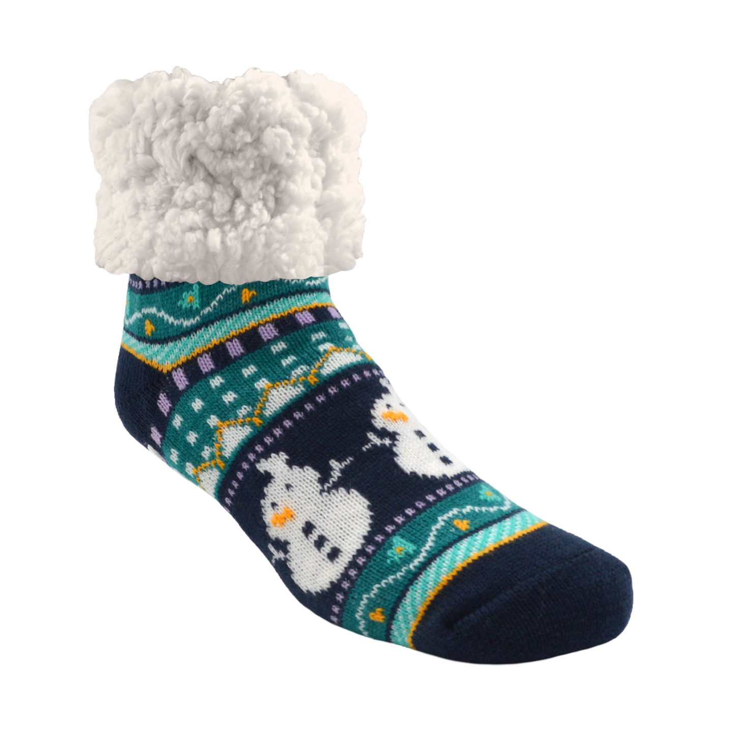 Harbor Snowman - Classic Slipper Sock