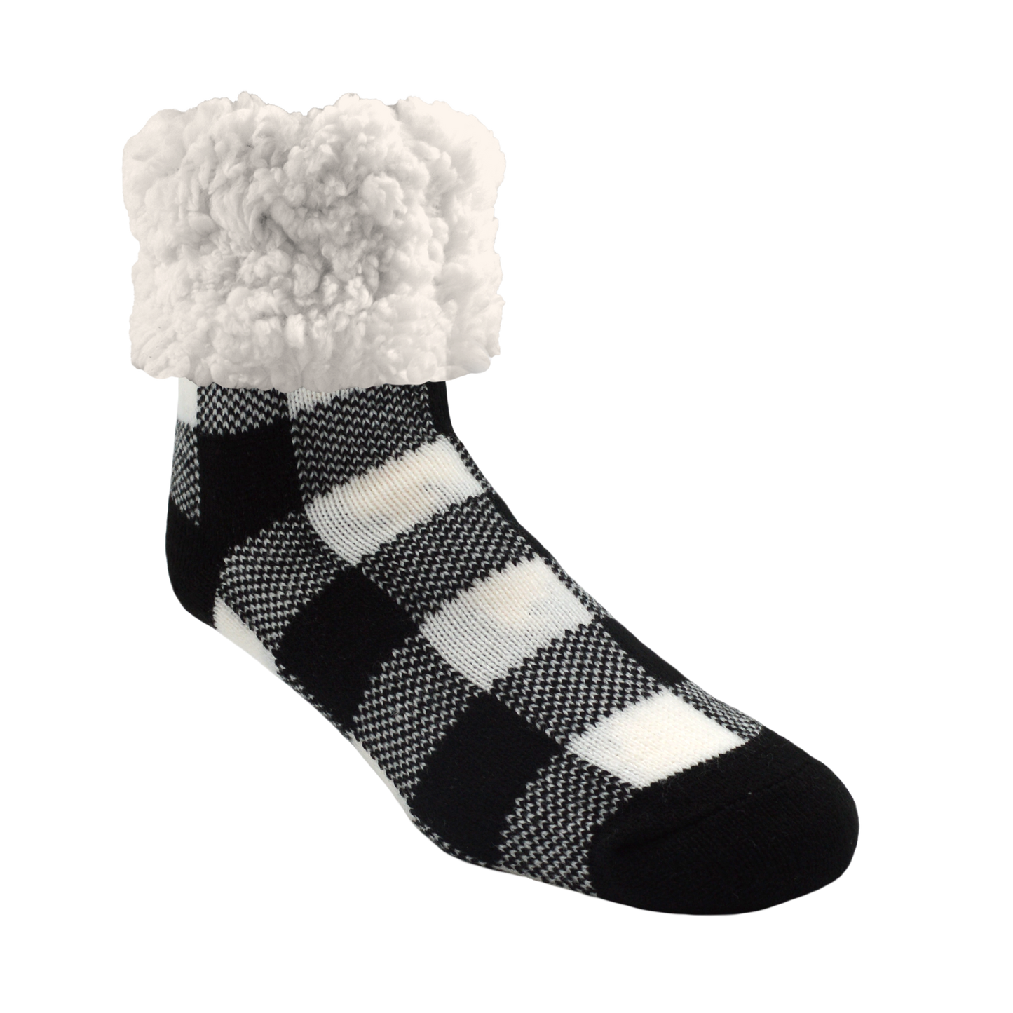 Lumberjack White - Classic Slipper Sock