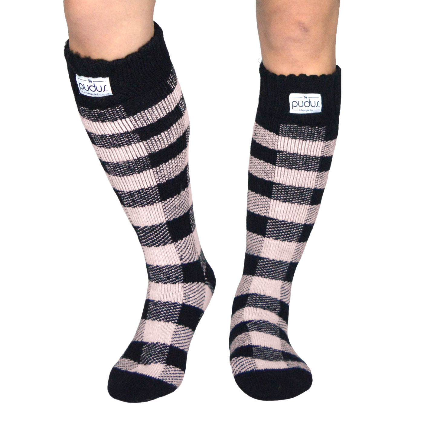 Lumberjack Blush Boot Socks Adult Tall