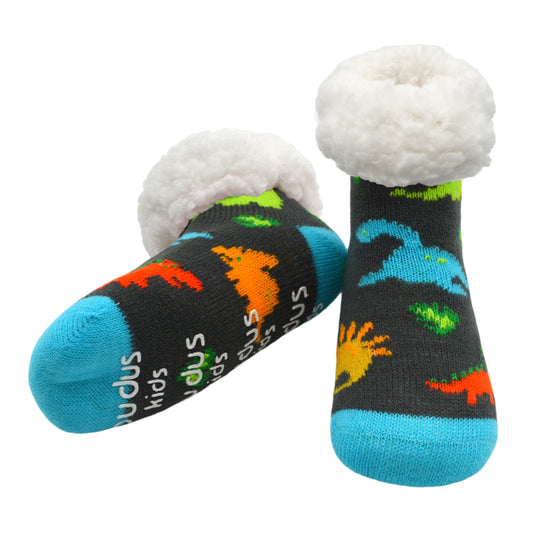 Dinosaur Multi - Kids Slipper Sock