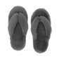 Grey Cottontail Flip Flop Slippers